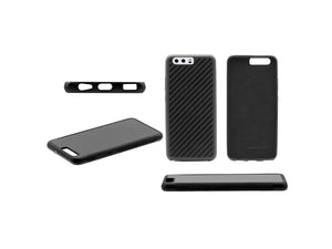 BlackStuff Genuine Carbon Fiber and Silicone Lightweight Phone Case Compatible with Huawei P10 BS-2017