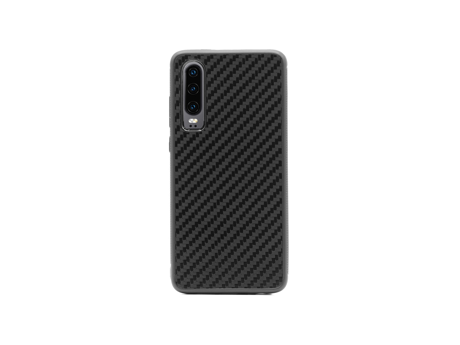 BlackStuff Genuine Carbon Fiber and Silicone Lightweight Phone Case Compatible with Huawei P30 BS-2013