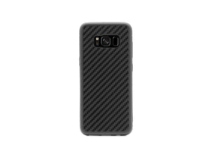 BlackStuff Genuine Carbon Fiber and Silicone Lightweight Phone Case Compatible with Samsung Galaxy S8 BS-2009