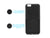 BlackStuff Genuine Carbon Fiber and Silicone Lightweight Phone Case Compatible with Iphone 6/6s BS-2002