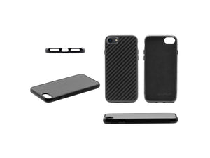 BlackStuff Genuine Carbon Fiber and Silicone Lightweight Phone Case Compatible with Iphone 7/8 BS-2001