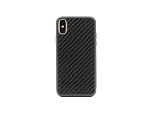 BlackStuff Genuine Carbon Fiber and Silicone Lightweight Phone Case Compatible with Iphone X/XS BS-2000