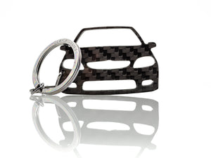 BlackStuff Carbon Fiber Keychain Keyring Ring Holder Compatible with Saxo Vts MK2 BS-752