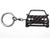 BlackStuff Carbon Fiber Keychain Keyring Ring Holder Compatible with Golf GTI Mk2 1983-1991 BS-849