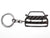 BlackStuff Carbon Fiber Keychain Keyring Ring Holder Compatible with Eos 2010-2015 BS-861