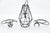 Triskelion Triple Spiral Celtic Carbon Fiber Pendant and Leather Necklace by Sigil SG-111