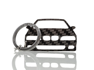 BlackStuff Carbon Fiber Keychain Keyring Ring Holder Compatible with M5 E39 BS-872