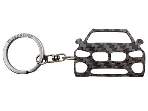 BlackStuff Carbon Fiber Keychain Keyring Ring Holder Compatible with X3 G01 2018+ BS-886