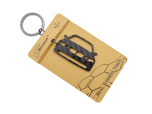 BlackStuff Carbon Fiber Keychain Compatible with E46 Compact 2000-2004 BS-1008