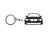 BlackStuff Carbon Fiber Keychain Compatible with E46 Compact 2000-2004 BS-1008