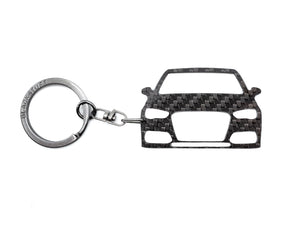 BlackStuff Carbon Fiber Keychain Compatible with A3 S3 8V 2013-2016 BS-1055