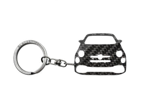 BlackStuff Carbon Fiber Keychain Compatible with 595 Abarth BS-1071