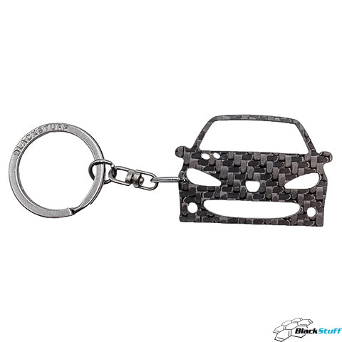 BlackStuff Carbon Fiber Keychain Compatible with 206 1998-2009 BS-963