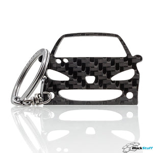 BlackStuff Carbon Fiber Keychain Compatible with 206 1998-2009 BS-963