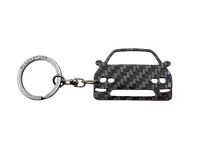BlackStuff Carbon Fiber Keychain Keyring Ring Holder Compatible with Integra Type-R DC2 BS-868