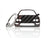 BlackStuff Carbon Fiber Keychain Keyring Ring Holder Compatible with Integra Type-R DC2 BS-868