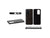 BlackStuff Genuine Carbon Fiber and Silicone Lightweight Phone Case Compatible with Huawei P40 Pro BS-2025