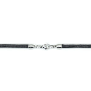 Pisces Zodiac Carbon Fiber Pendant and Leather Necklace by Sigil SG-123