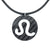 Leo Zodiac Carbon Fiber Pendant and Leather Necklace by Sigil SG-116