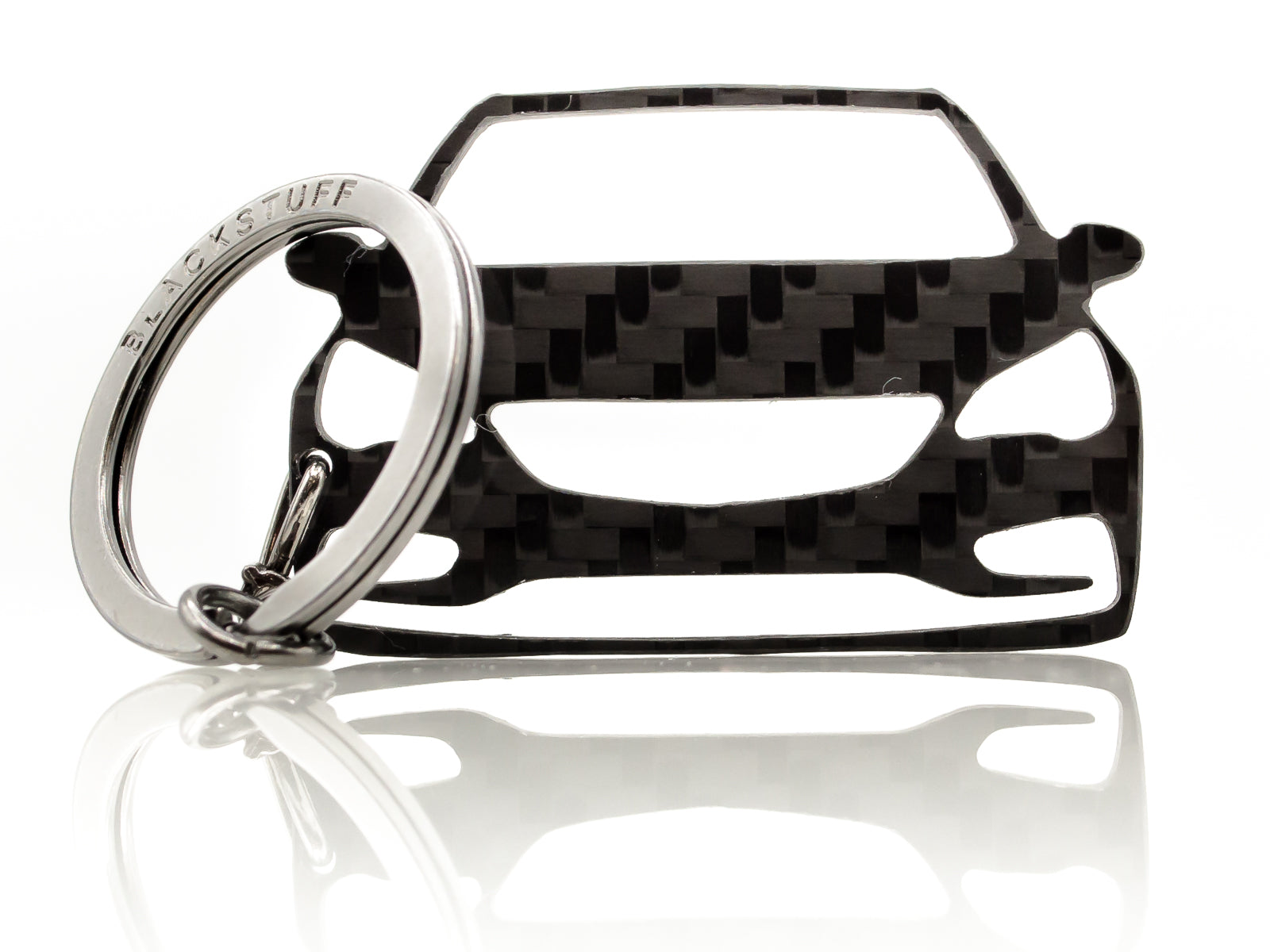 Portachiavi portachiavi in fibra di carbonio BlackStuff compatibile con Astra K 2015 BS-791