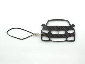 BlackStuff Carbon Fiber Keychain with cord lanyard Compatible with 240i M F22 CF-1032