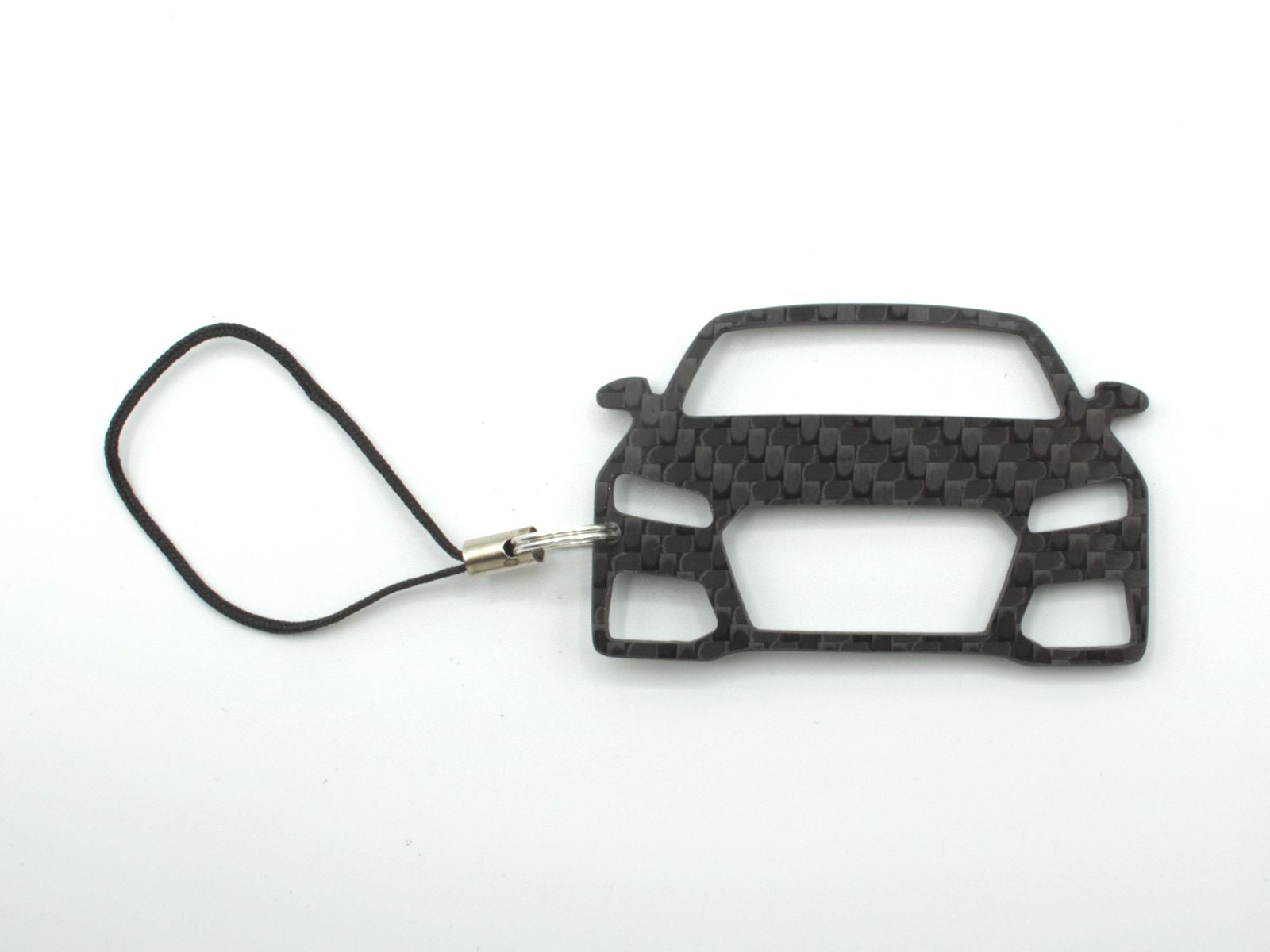 BlackStuff Carbon Fiber Keychain with cord lanyard Compatible with TT MK3 FV 8S 2014-2018 CF-144