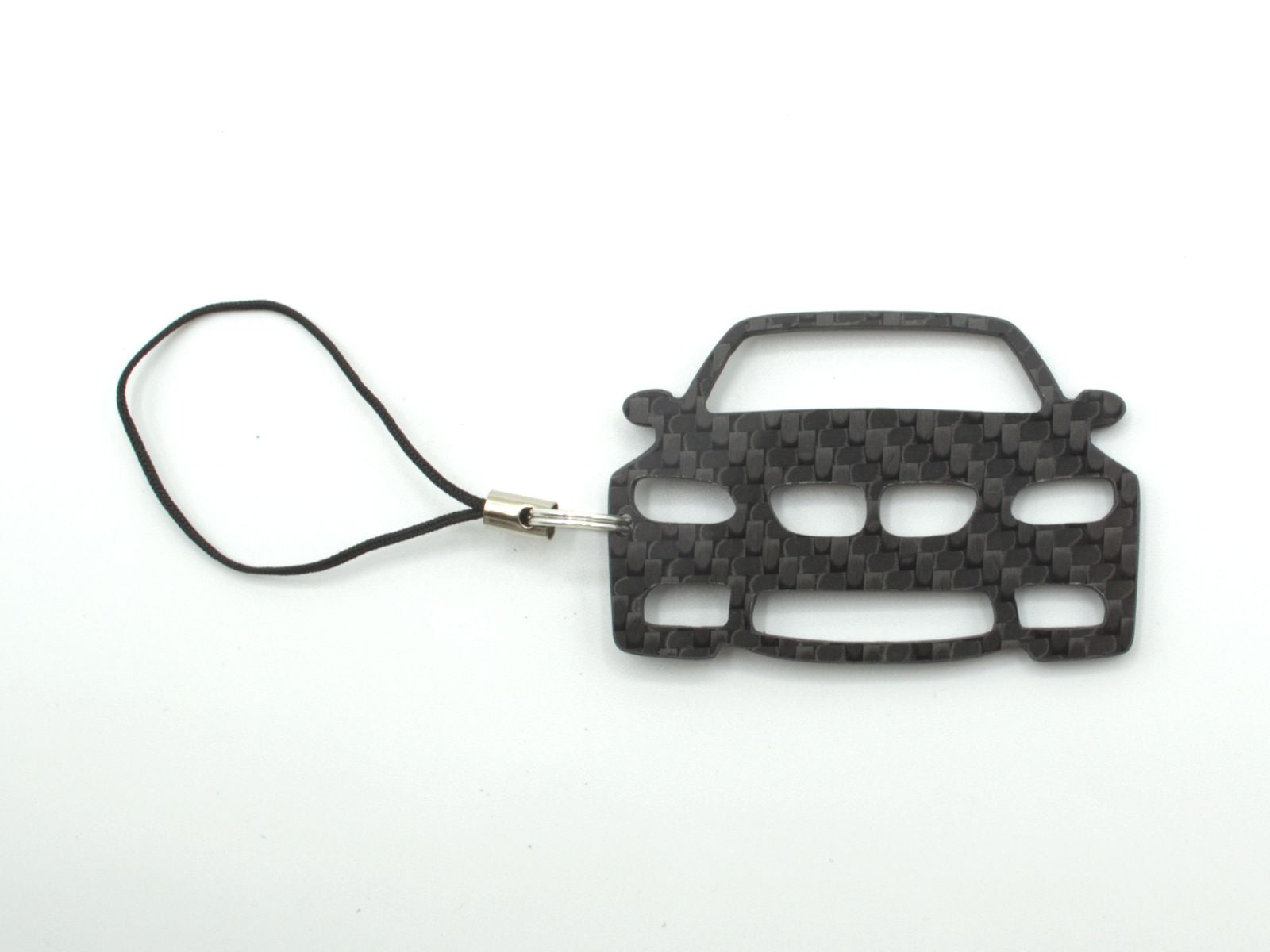 BlackStuff Carbon Fiber Keychain with cord lanyard Compatible with M3 E90 E91 E92 E93 CF-149