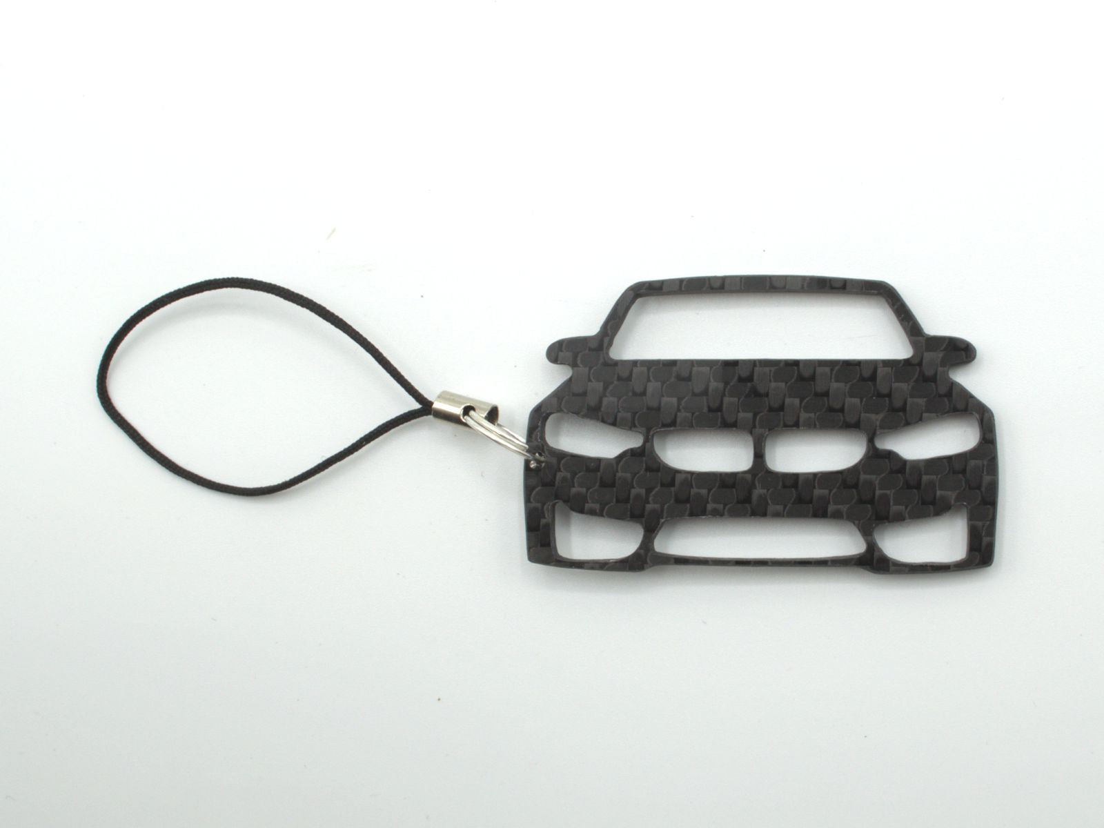 BlackStuff Carbon Fiber Keychain with cord lanyard Compatible with M3 M4 F80 F81 F82 F83 CF-150