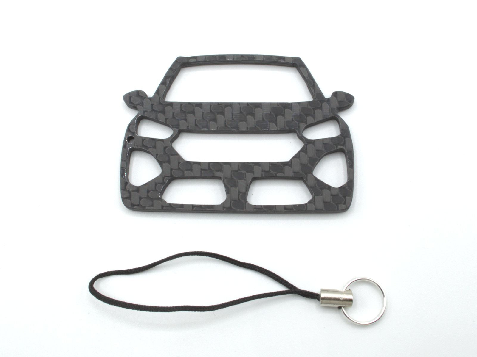 BlackStuff Carbon Fiber Keychain with cord lanyard Compatible with 2008 GT Facelift 2023 CF-4011