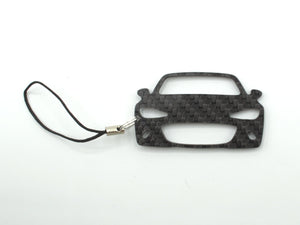 BlackStuff Carbon Fiber Keychain with cord lanyard Compatible with MX5 ND MK4 CF-645