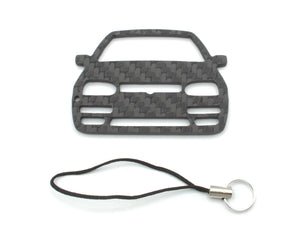 BlackStuff Carbon Fiber Keychain with cord lanyard Compatible with Golf GTI Mk3 1991-1997 CF-850