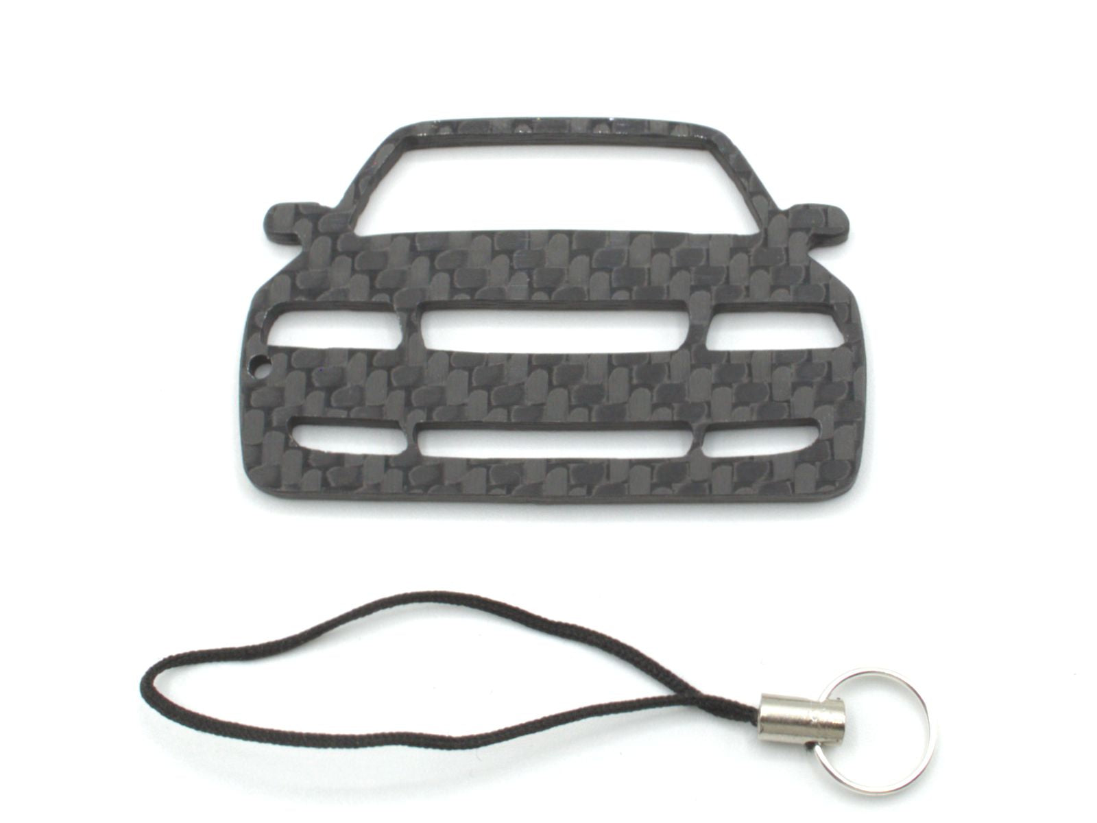 BlackStuff Carbon Fiber Keychain with cord lanyard Compatible with A4 B5 8D 1994-2001 CF-871