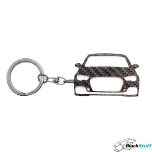 BlackStuff Carbon Fiber Keychain Compatible with RS3 8V 2018-2020 BS-4002