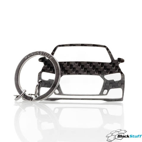 BlackStuff Carbon Fiber Keychain Compatible with RS3 8V 2018-2020 BS-4002