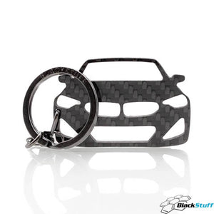 BlackStuff Carbon Fiber Keychain Compatible with 2 Series G42 2022 BS-4003