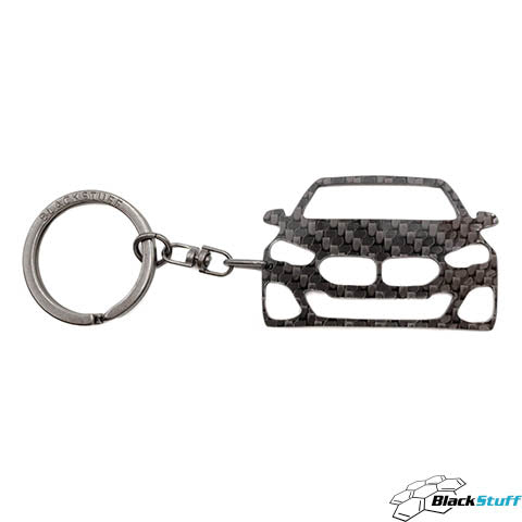 BlackStuff Carbon Fiber Keychain Compatible with 2 Series Gran Coupe F44 2019 BS-4004