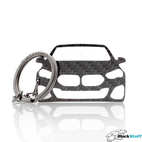 BlackStuff Carbon Fiber Keychain Compatible with 2 Series Gran Coupe F44 2019 BS-4004