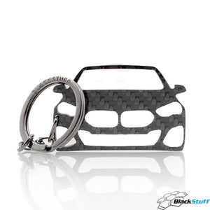 BlackStuff Carbon Fiber Keychain Compatible with 2 Series Gran Coupe F44 2019 BS-4004