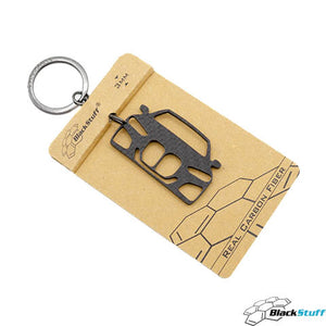 BlackStuff Carbon Fiber Keychain Compatible with 4 Series G22 G23 G26 2020 BS-4005