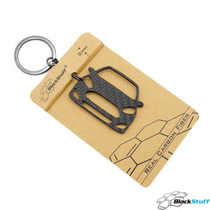 BlackStuff Carbon Fiber Keychain Compatible with Fiesta MK 7.5 2012-2017 BS-4007