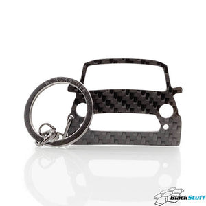 BlackStuff Carbon Fiber Keychain Compatible with Mini Mark 6 1990-1996 BS-4009