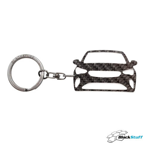 BlackStuff Carbon Fiber Keychain Compatible with Corsa F 2019 BS-4010