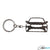 BlackStuff Carbon Fiber Keychain Compatible with Corsa F 2019 BS-4010