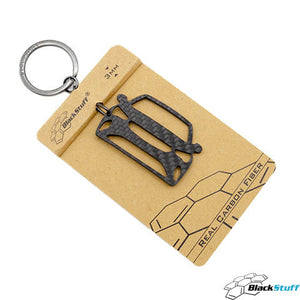 BlackStuff Carbon Fiber Keychain Compatible with Corsa F 2019 BS-4010