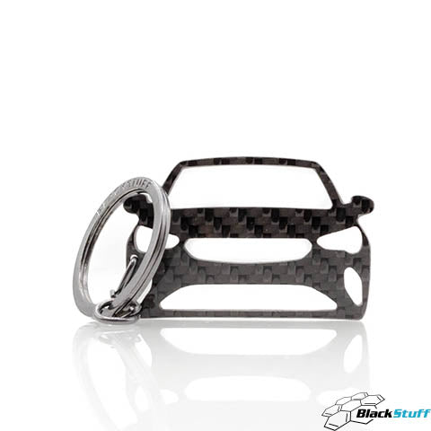 BlackStuff Carbon Fiber Keychain Compatible with Corsa F 2019 BS-4010