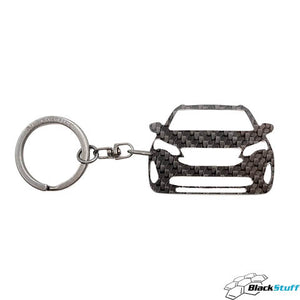 BlackStuff Carbon Fiber Keychain Compatible with 3008 MK3 2020 BS-4012