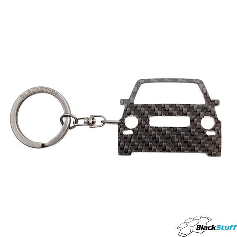 BlackStuff Carbon Fiber Keychain Compatible with Golf GTI MK1 1974-1984 BS-4018