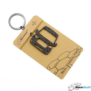 BlackStuff Carbon Fiber Keychain Compatible with Transit MK4 2014+ BS-4019