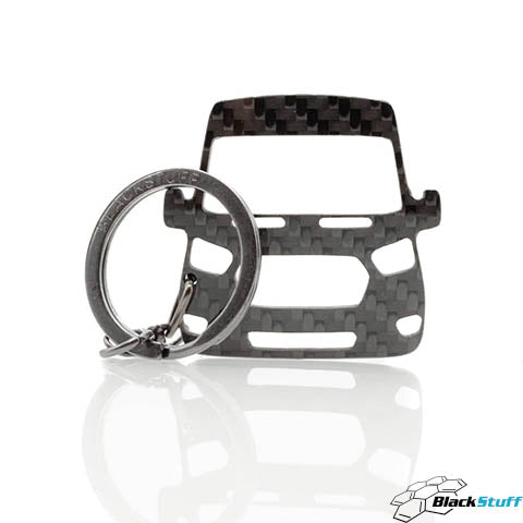 BlackStuff Carbon Fiber Keychain Compatible with Transit MK4 2014+ BS-4019