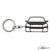 BlackStuff Carbon Fiber Keychain Compatible with Golf R MK6 2008-2012 BS-4021